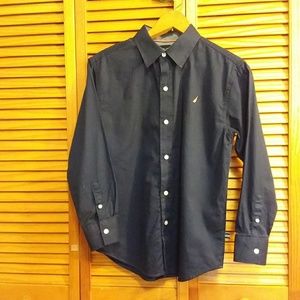 Nautica Women's Dark Blue Casual Shirt